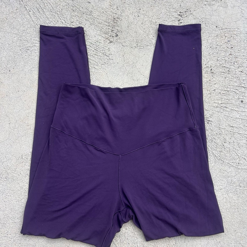 OFFLINE by Aerie Real Me XTRA 7/8 Legging High Rise Deep Purple Sz Large